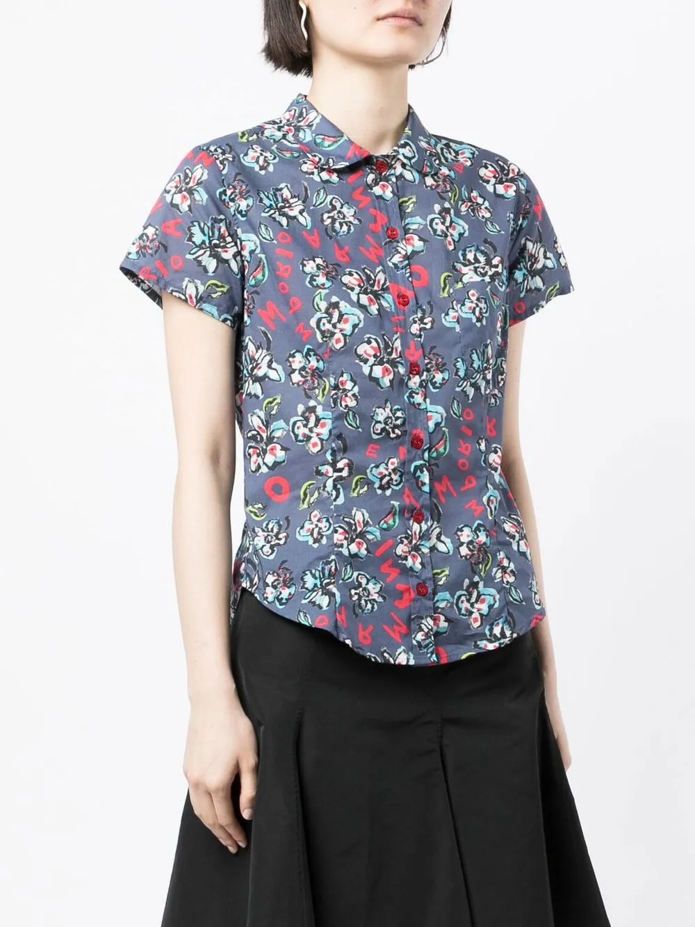 emporio armani 大面积花卉印花衬衫 图 3