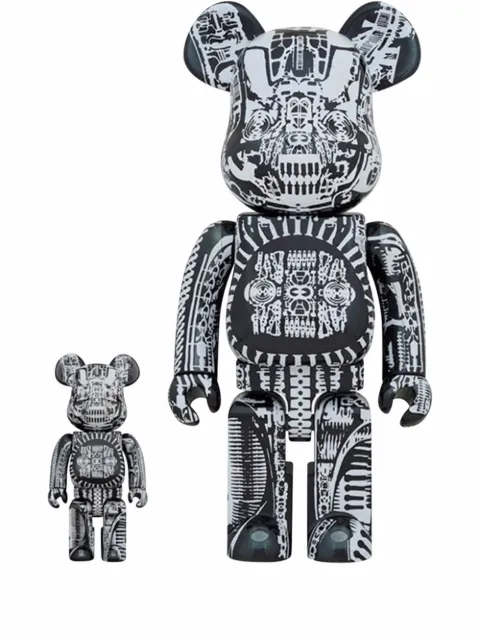 MEDICOM TOY set de figuras BE@RBRICK 100% y 400% de Medicom Toy x H.R. Giger