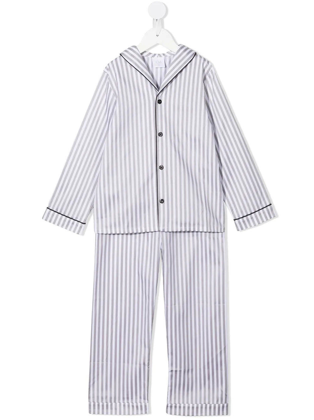 

Amiki stripe-print cotton trousers - Grey