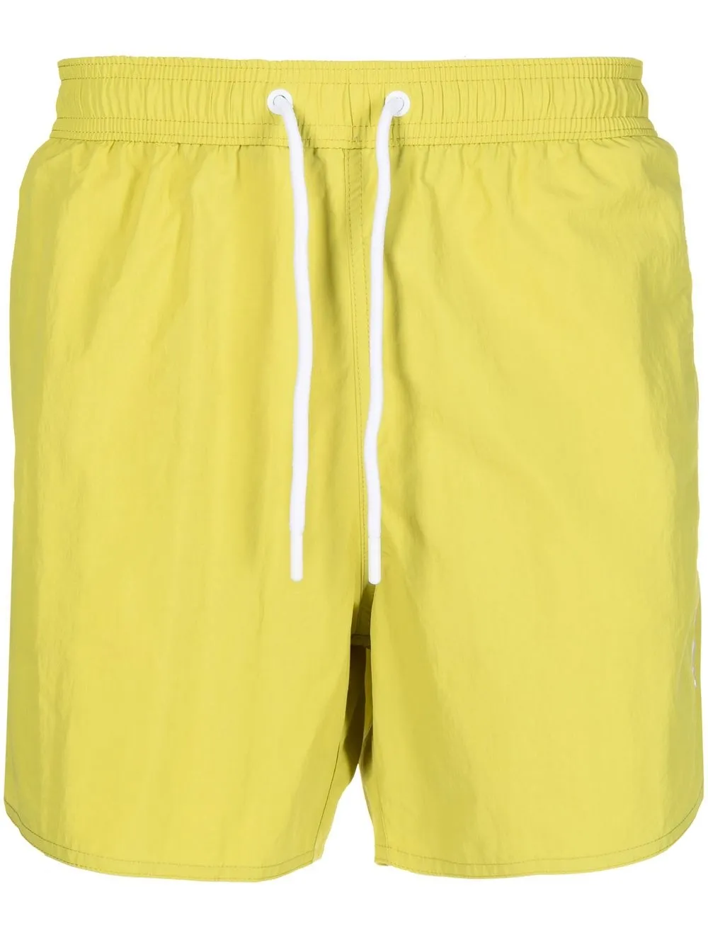 

Emporio Armani shorts de playa con cordones - Amarillo