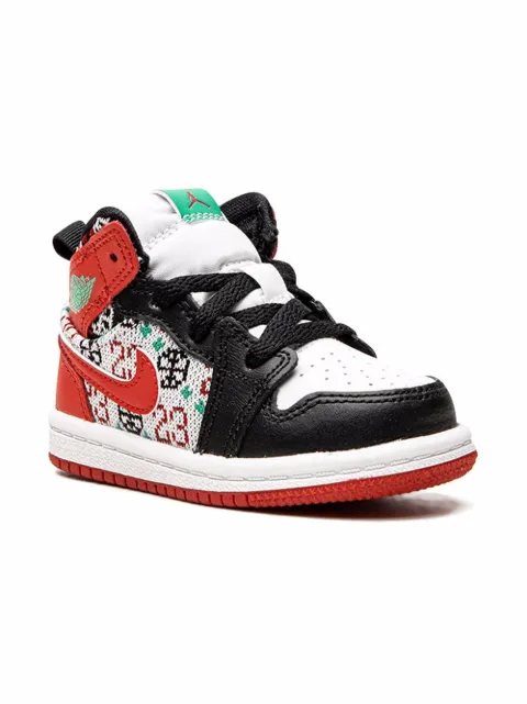 Jordan Kids Jordan 1 Mid "Ugly Christmas Sweater" sneakers