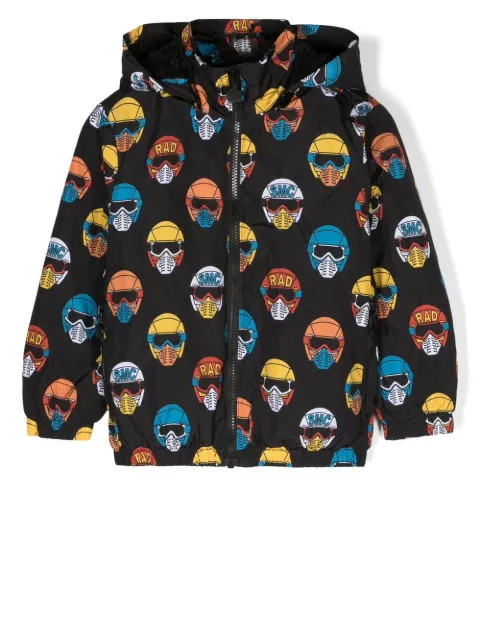 Stella McCartney Kids helmet-print hooded jacket