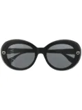 Mastermind Japan round-frame logo sunglasses - Black