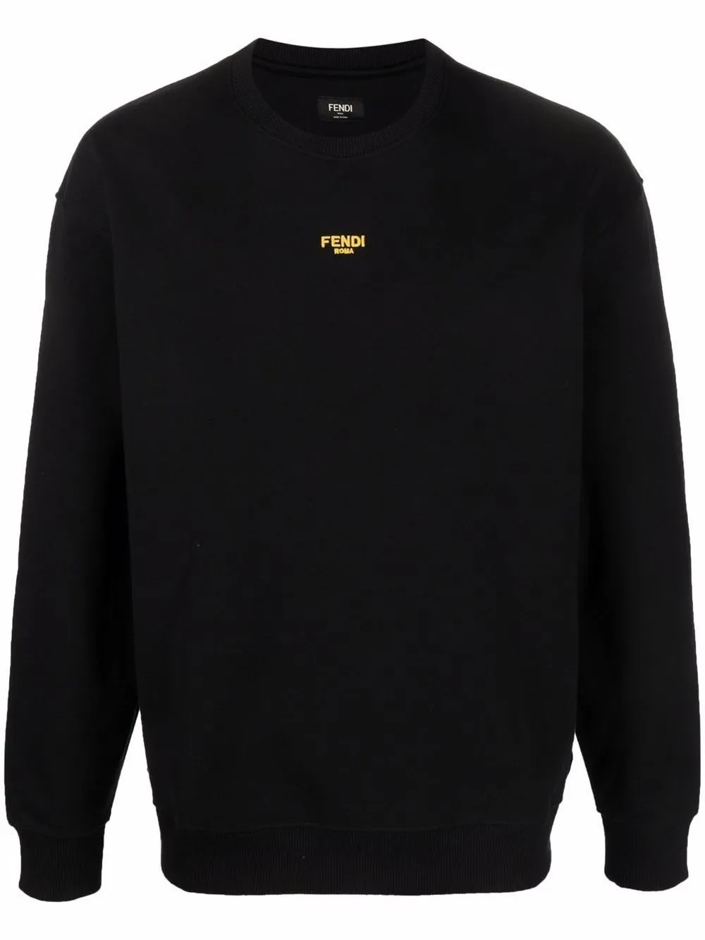 logo-embroidered crew-neck sweatshirt 