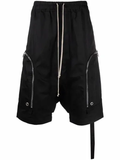 drawstring drop-crotch shorts | Rick 