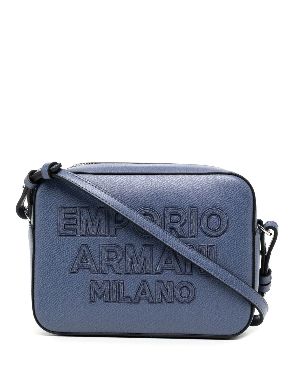 

Emporio Armani logo-patch detail shoulder bag - Blue