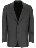 FENDI peak-lapel single-breasted blazer - Grey