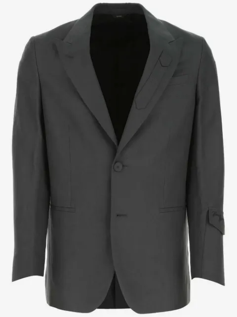 FENDI peak-lapel single-breasted blazer