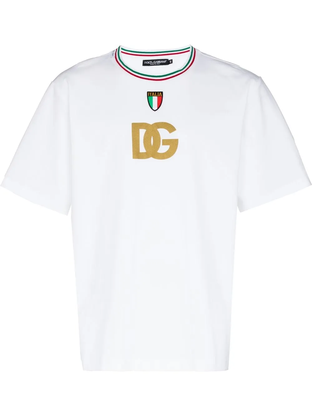 

Dolce & Gabbana playera con logo estampado - Blanco