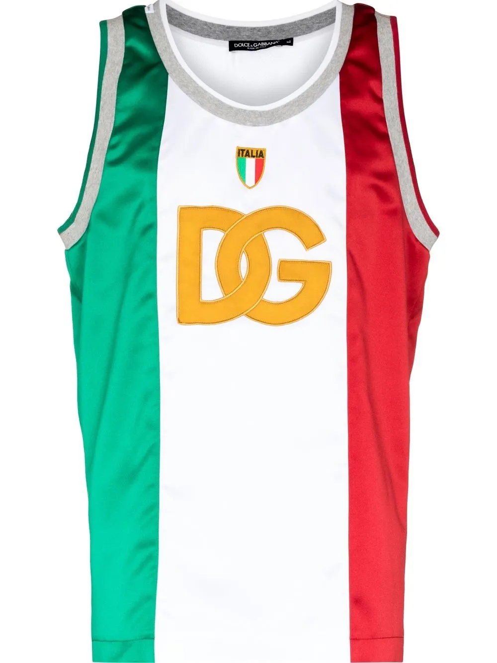 

Dolce & Gabbana top sin mangas DG - Blanco
