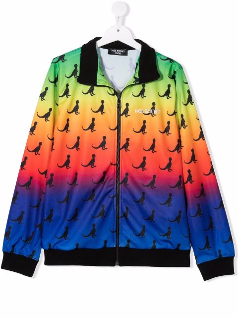 bright coloured bomber jacket