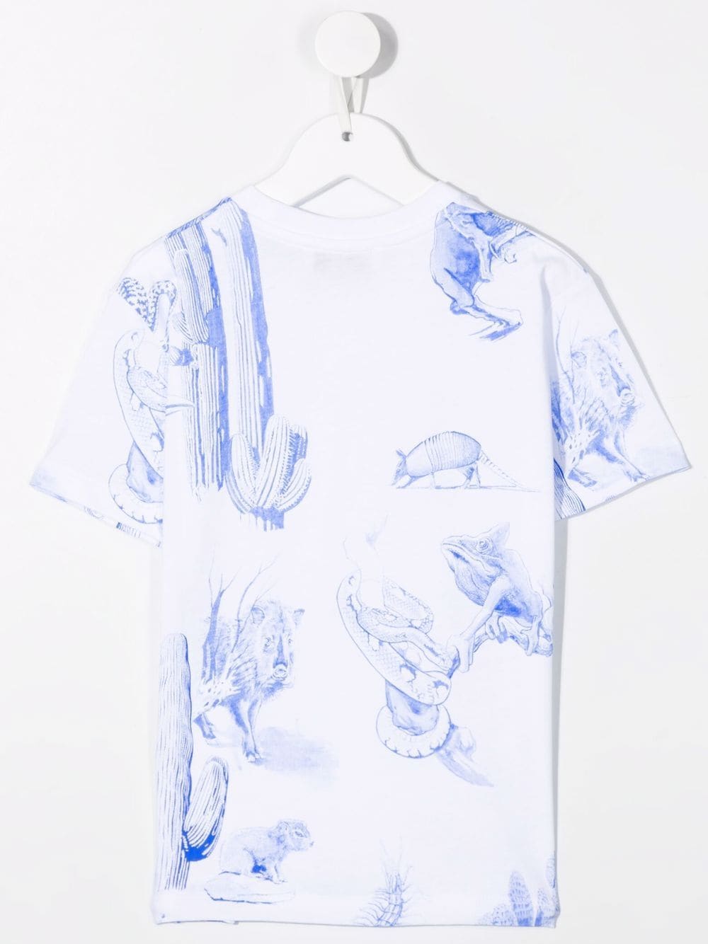 Neil Barrett Kids T-shirt met dierenprint - Wit