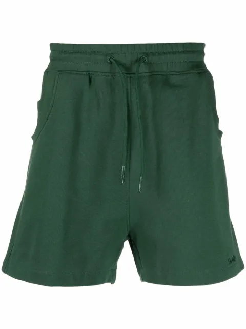 Drôle De Monsieur drawstring cotton track shorts