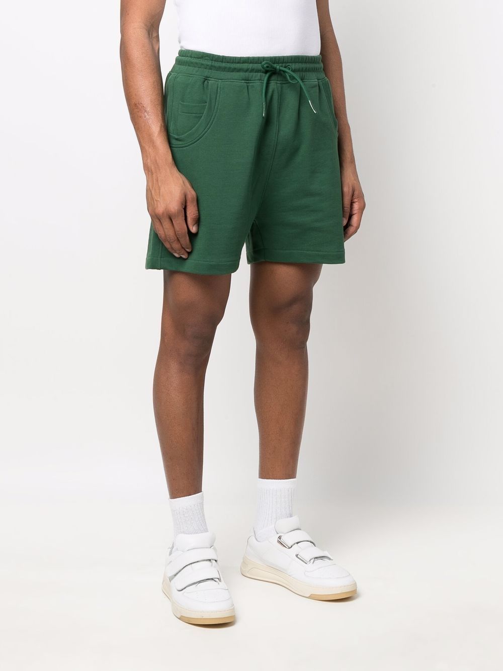 фото Drôle de monsieur drawstring cotton track shorts