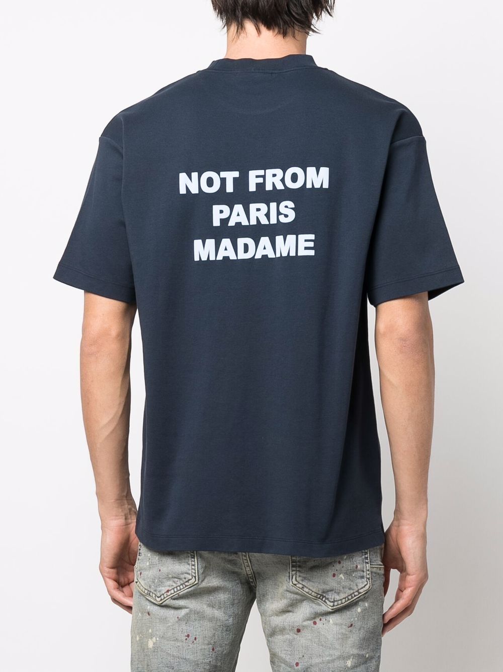 фото Drôle de monsieur slogan-print t-shirt