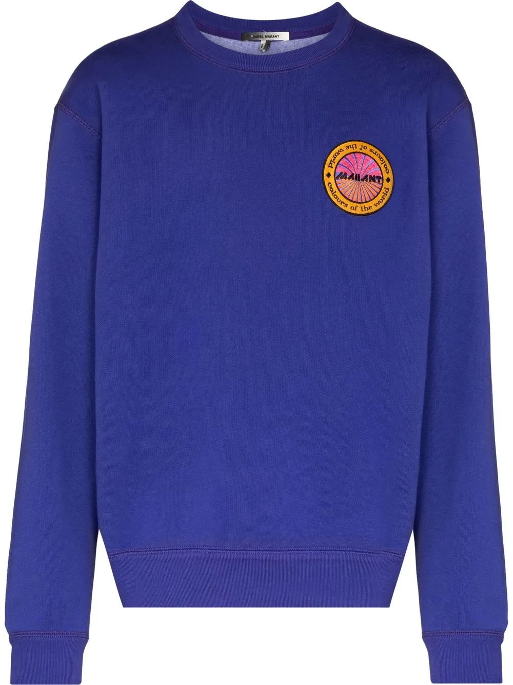 

Isabel Marant sudadera con parche del logo - Morado