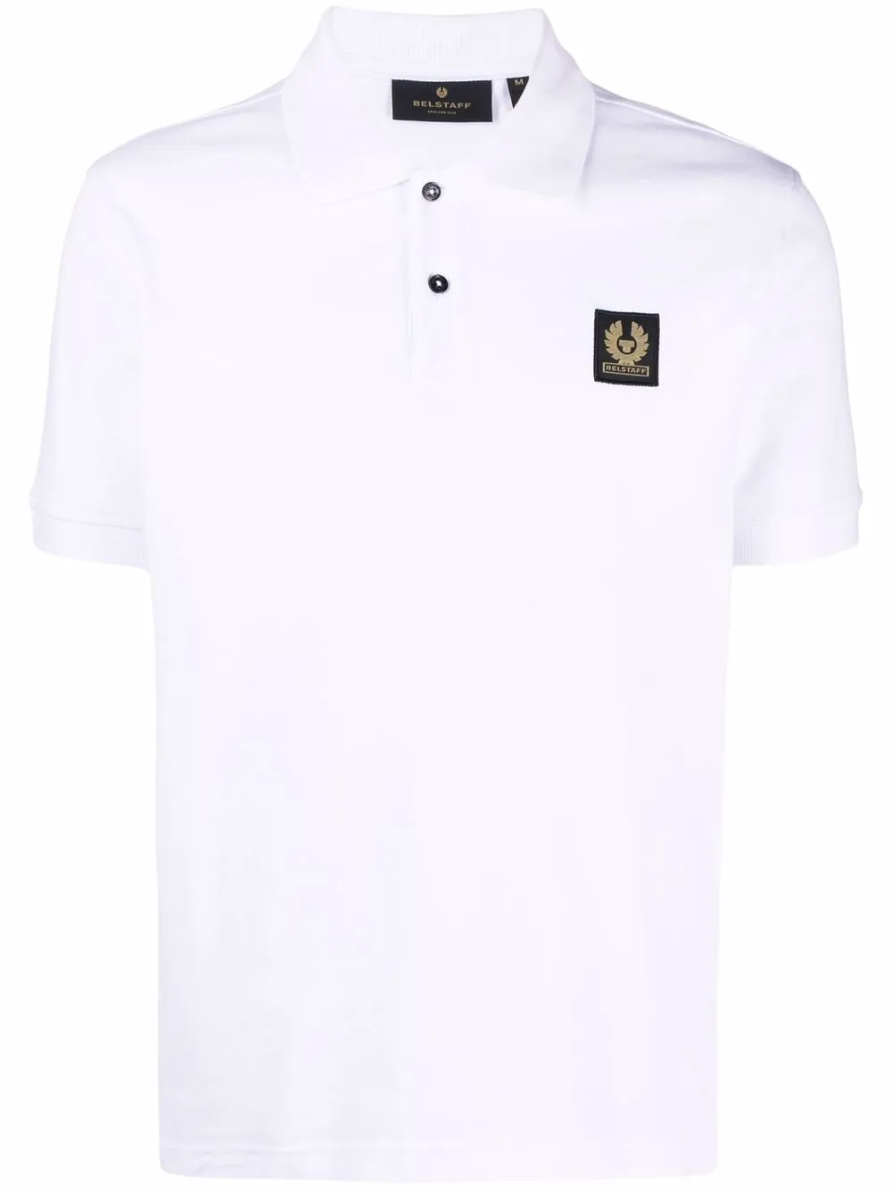Belstaff Short Sleeve Polo T-shirt In White