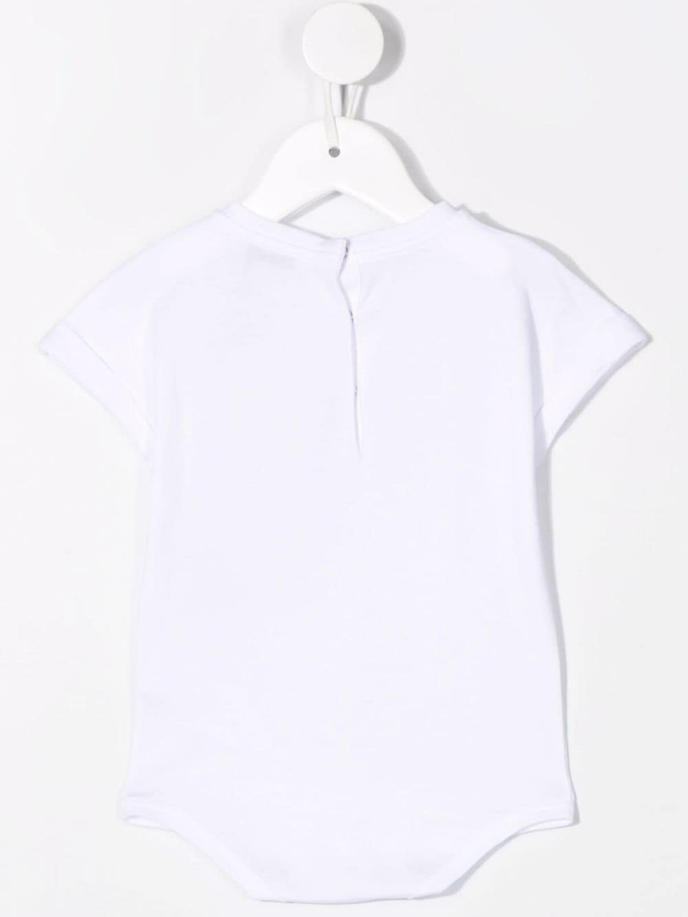 Image 2 of Dolce & Gabbana Kids embellished-logo short-sleeve bodysuit