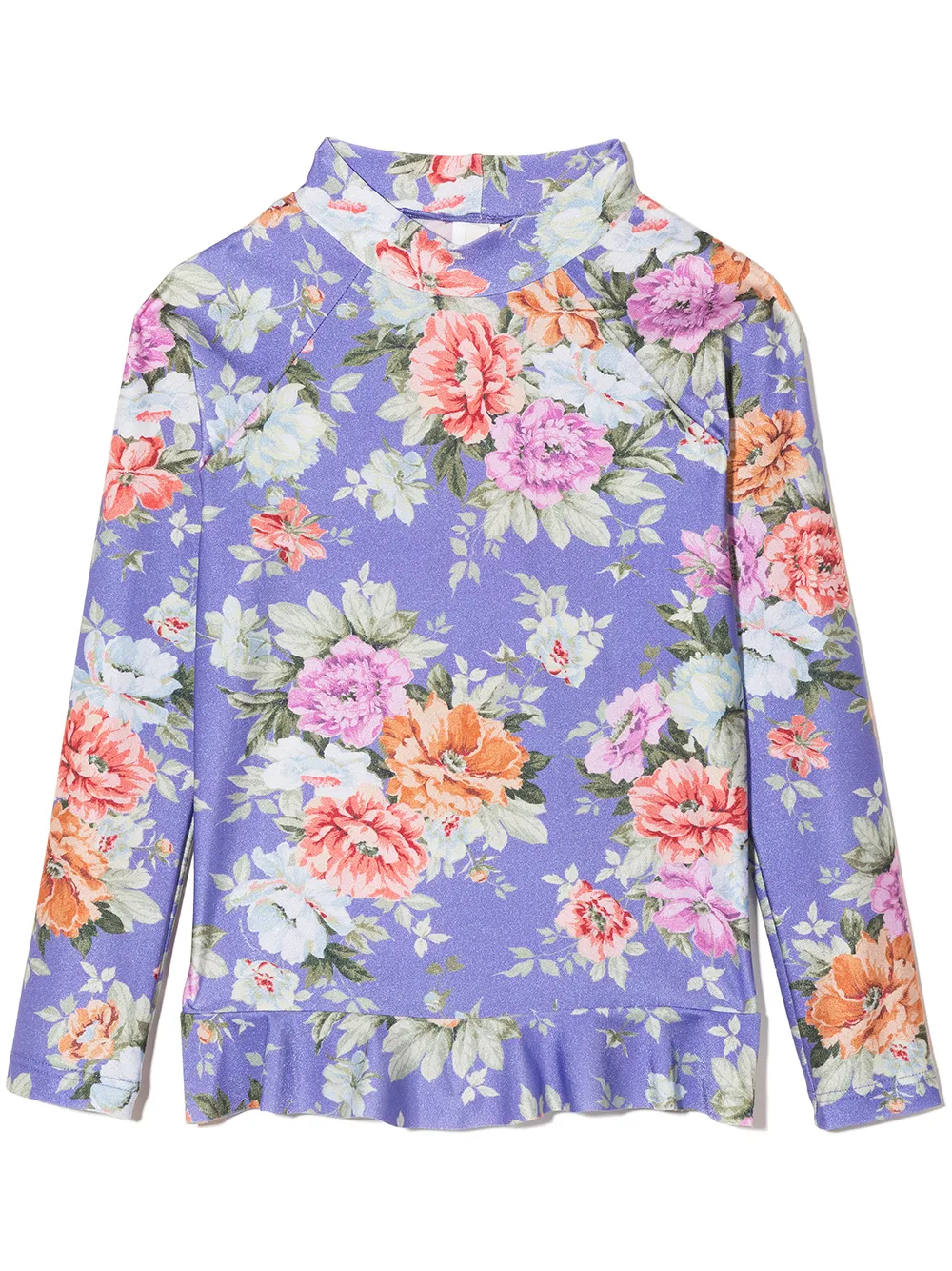 

ZIMMERMANN Kids floral-print float suit - Purple