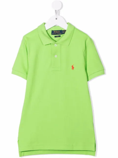 POLO RALPH LAUREN KIDS embroidered-logo polo shirt