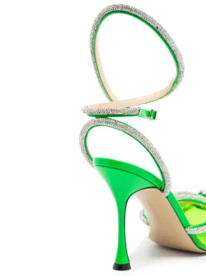 yellow designer heels