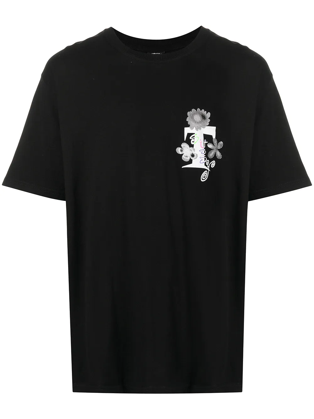 stussy acid flowers tee