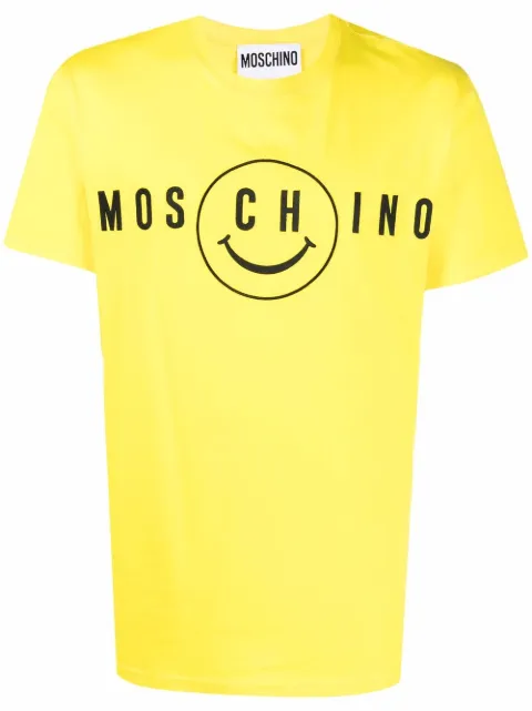 Moschino smiley-logo print T-shirt