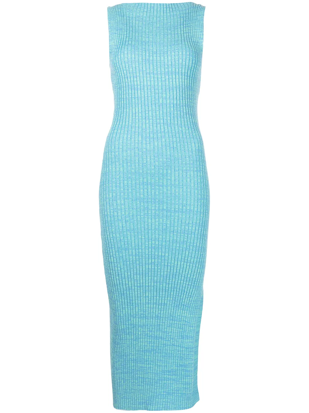 

Anna Quan vestido tejido de canalé - Azul