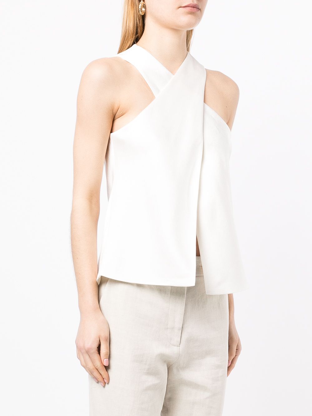 фото Anna quan wrap-front blouse