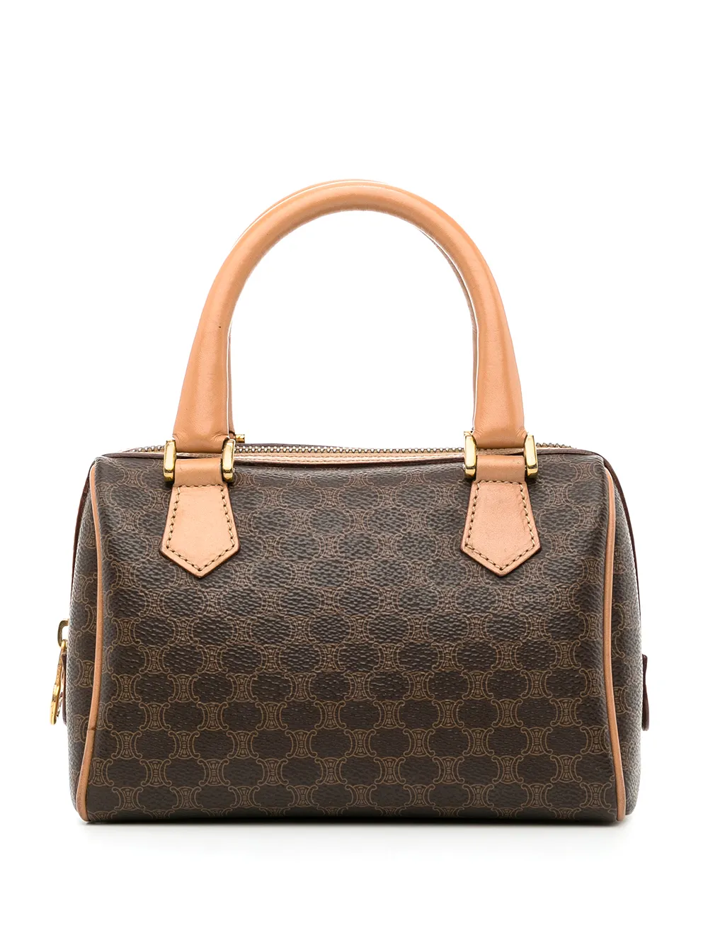 Céline Pre-Owned 1990s pre-owned Mini Macadam Boston Bag - Farfetch