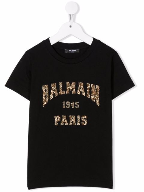 logo-embellished cotton T-shirt 