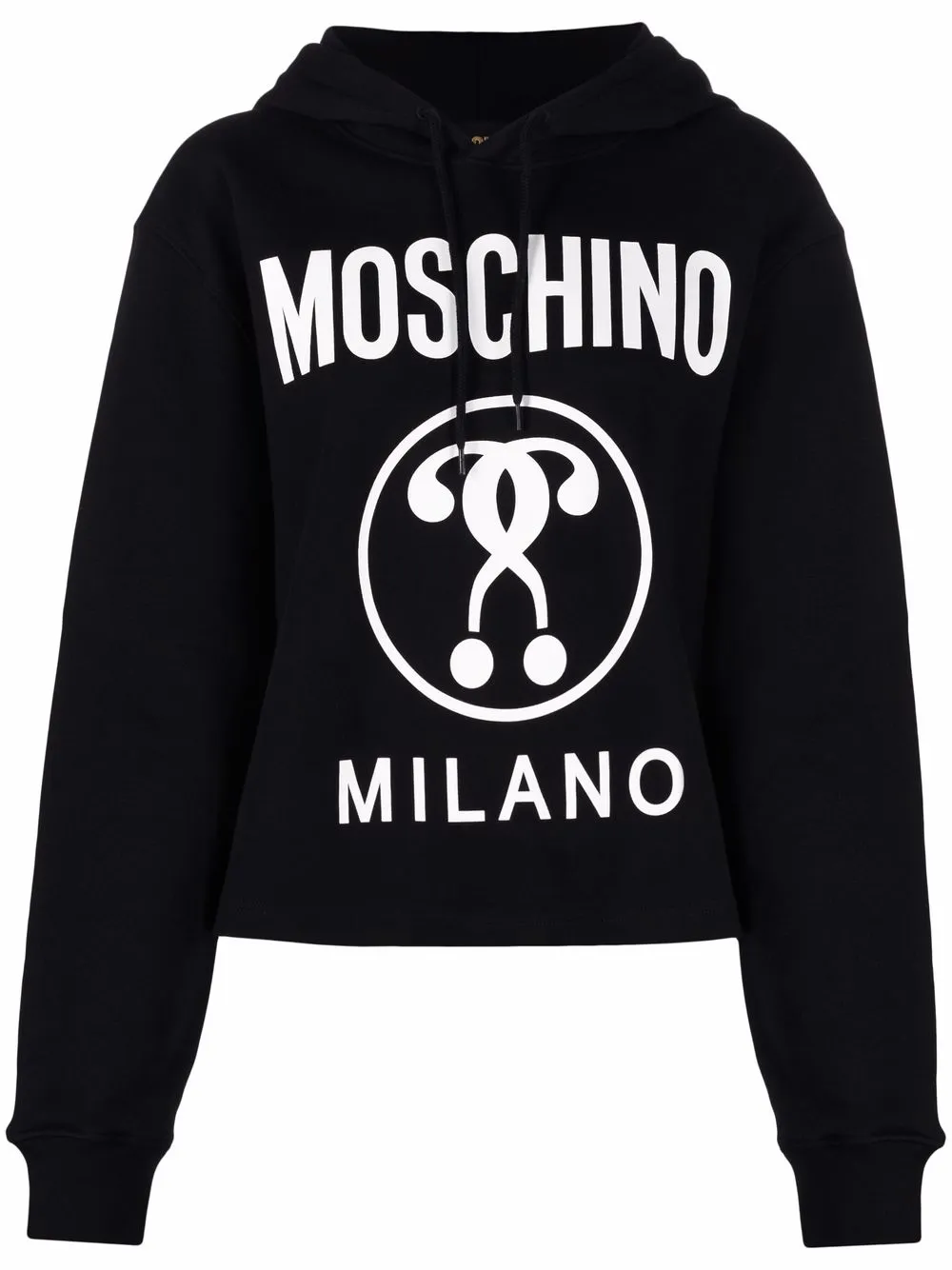 

Moschino hoodie con logo estampado - Negro