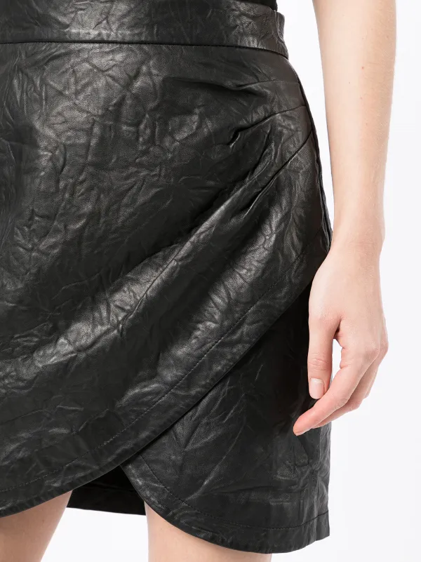 Zadig&Voltaire ラップ レザーミニスカート 通販 - FARFETCH