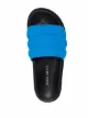Nina Ricci quilted two-tone slides