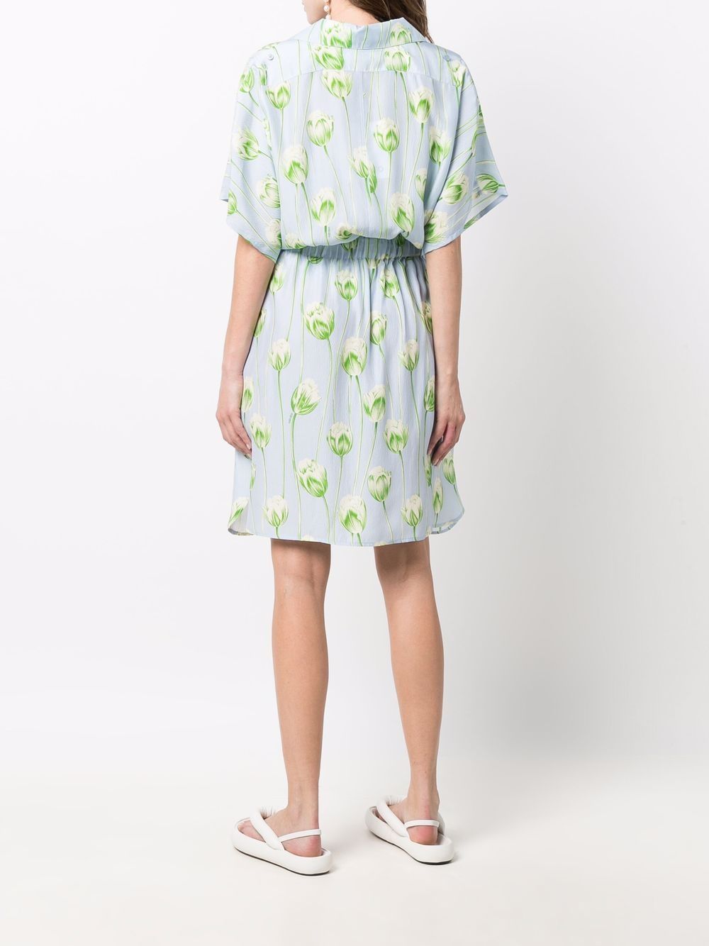 фото Kenzo floral-print shirt dress