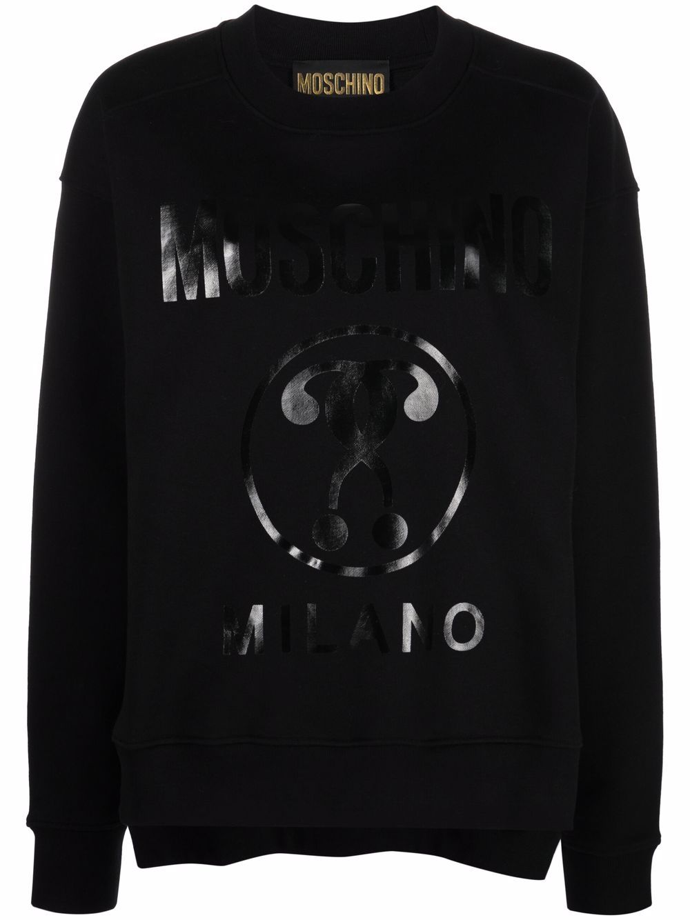 

Moschino logo-print long-sleeve sweatshirt - Black