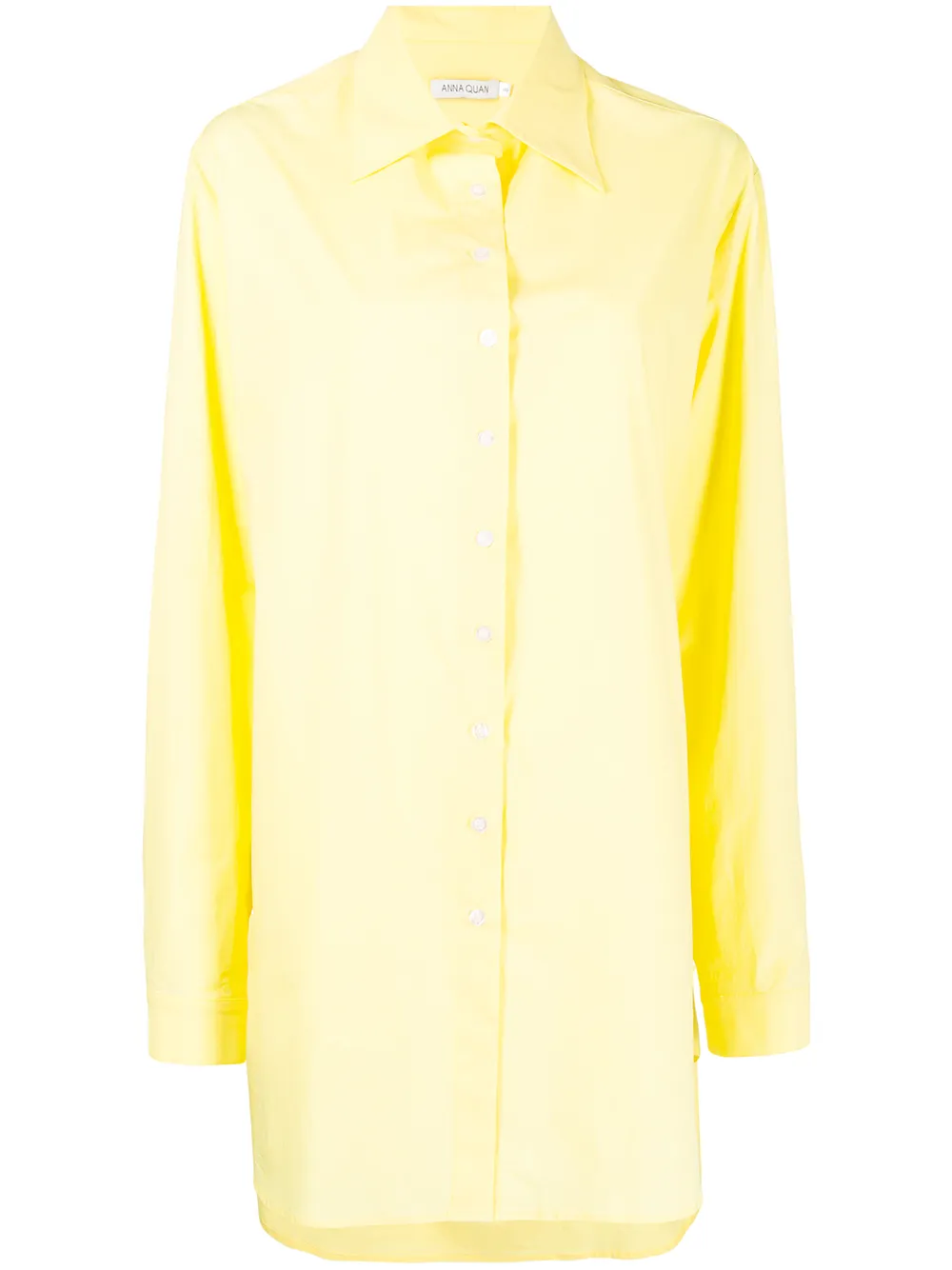 

Anna Quan camisa oversize manga larga - Amarillo