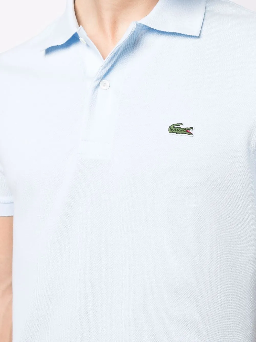 фото Lacoste рубашка поло с нашивкой-логотипом