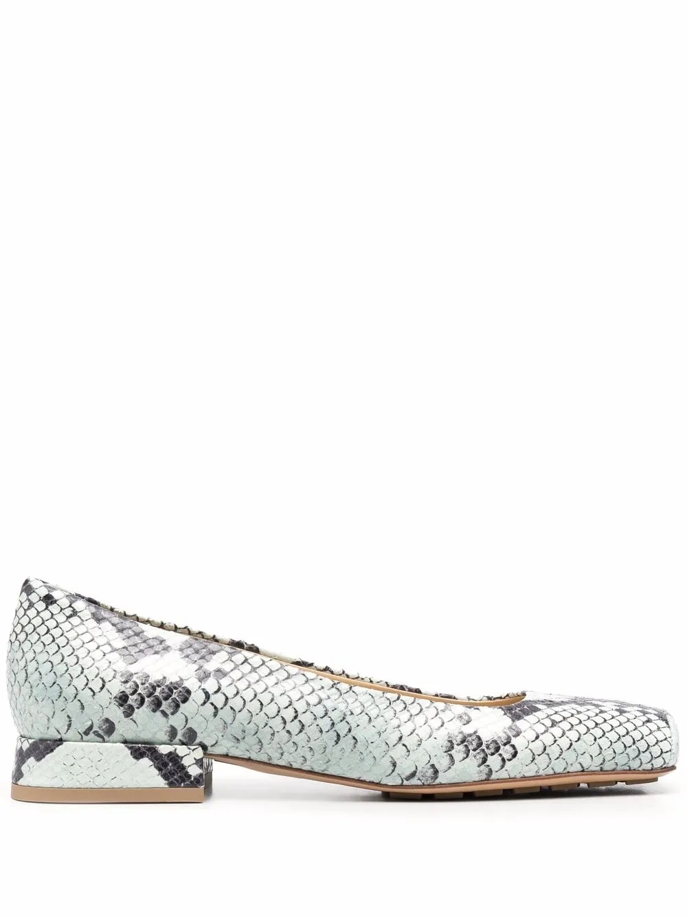 Tower python-print ballerina shoes