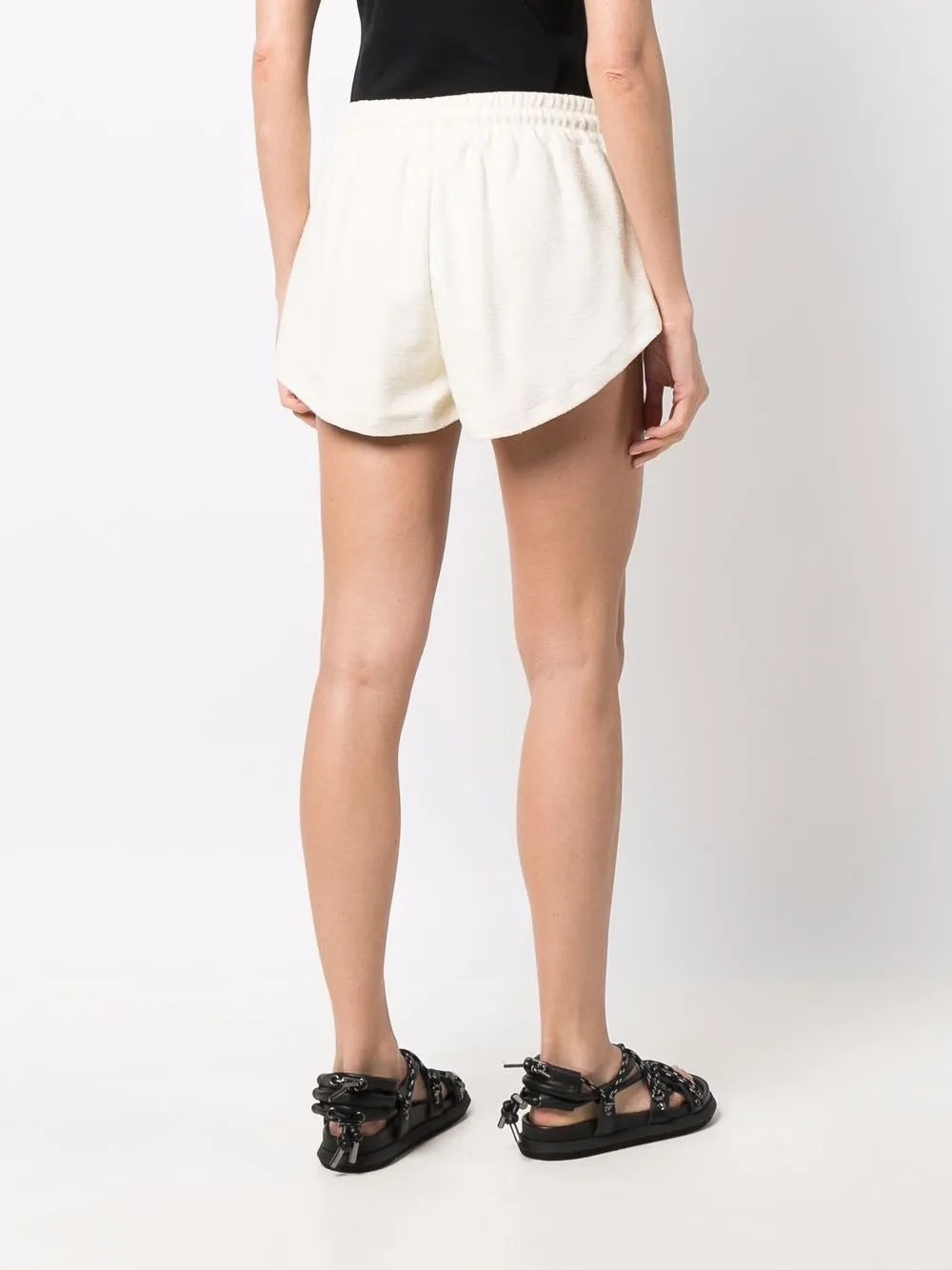 Logo-Embroidered Cotton Track Shorts