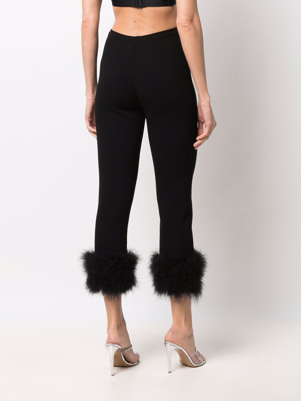 фото Magda butrym feather-embellished trousers