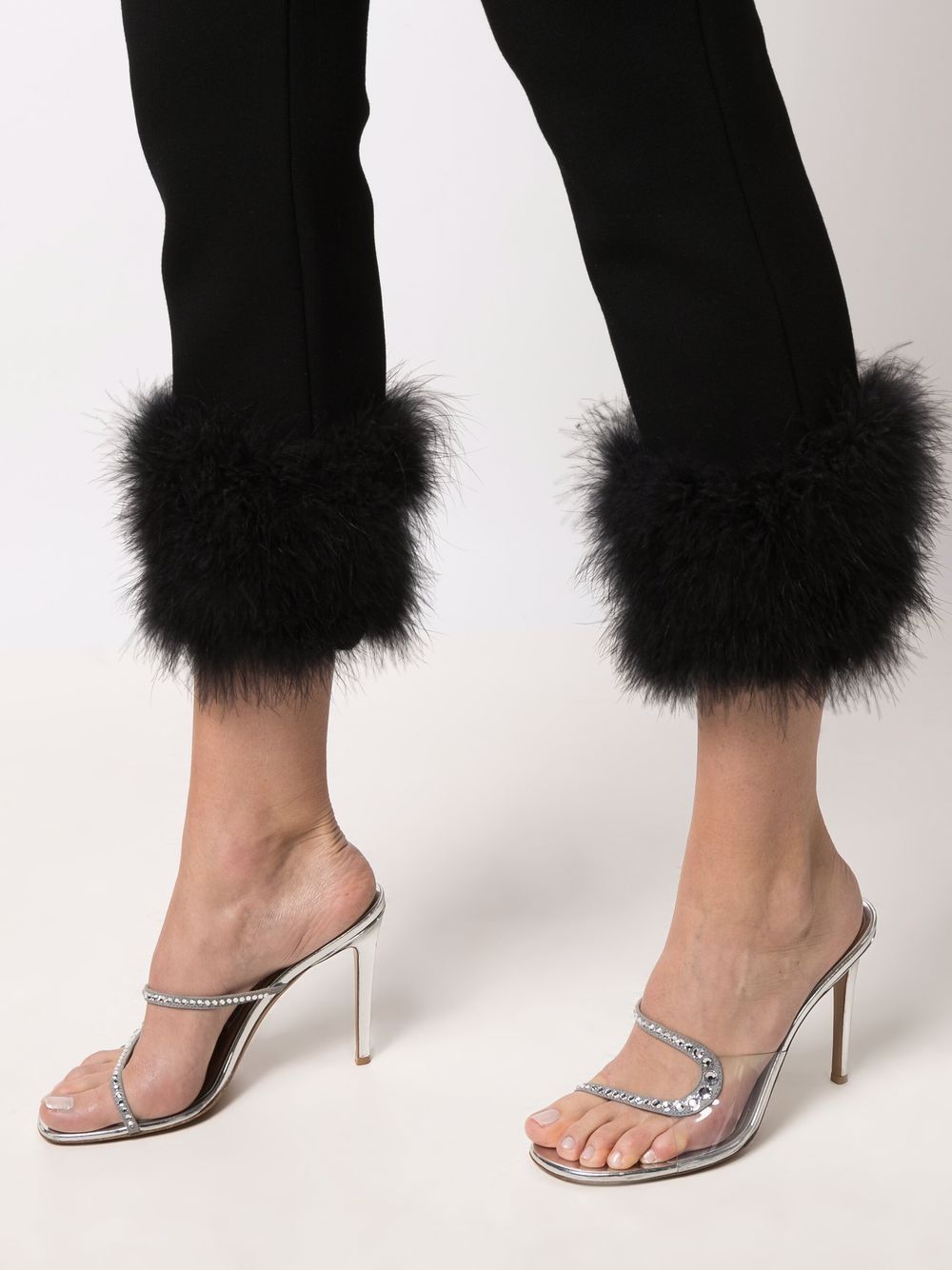 фото Magda butrym feather-embellished trousers