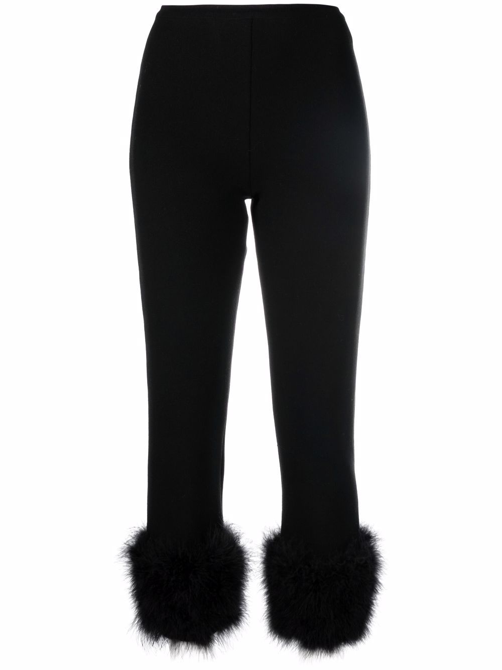 фото Magda butrym feather-embellished trousers