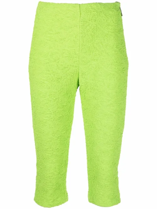 MSGM legging crop en maille - Vert - MSGM - Modalova