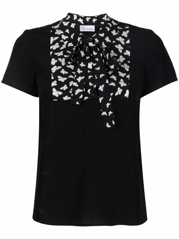 Shop RED Valentino butterfly-print 