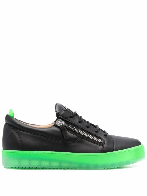 Giuseppe Zanotti Sneakers mit Kontrastsohle