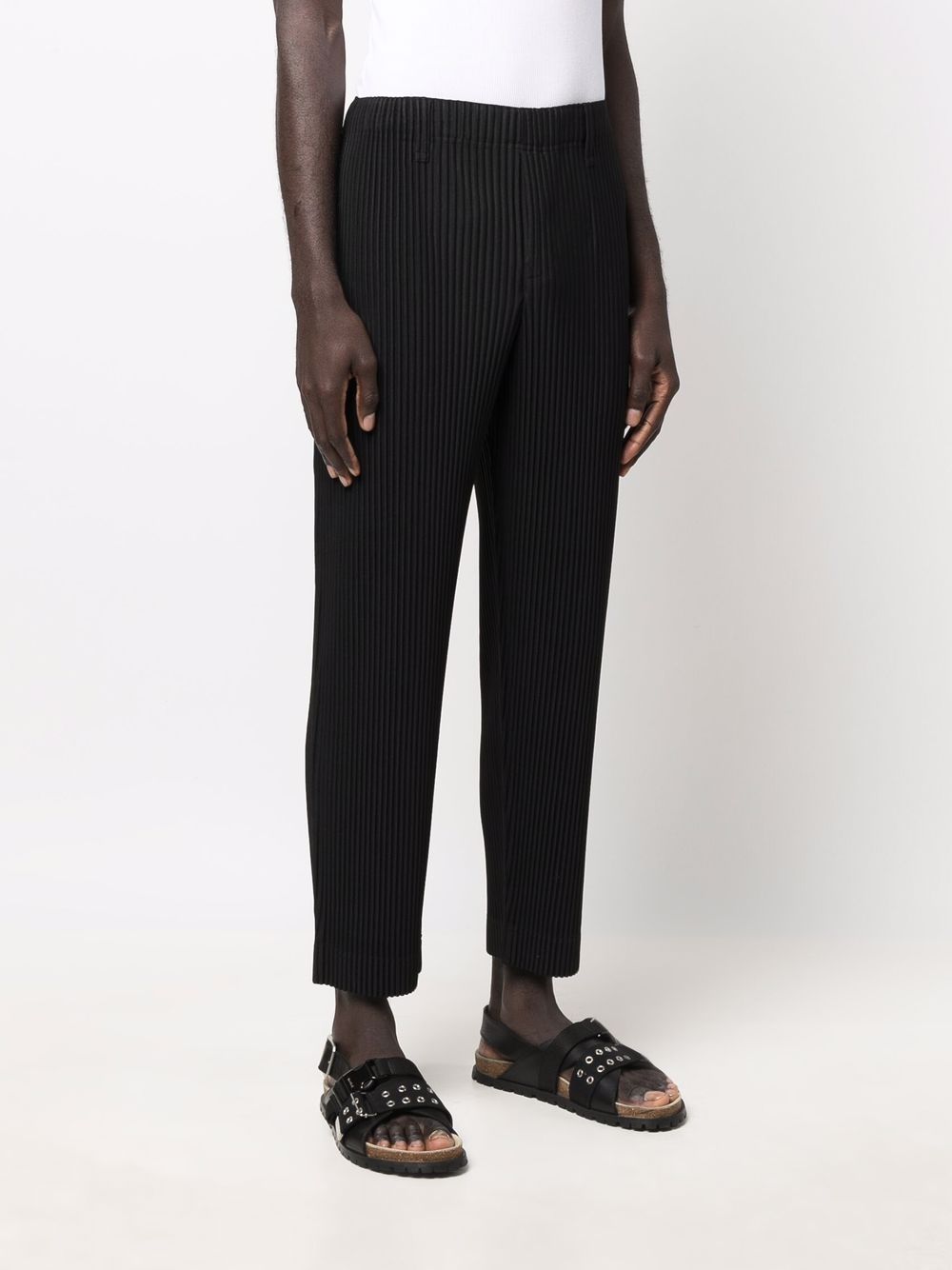 фото Homme plissé issey miyake pleated slim-fit trousers