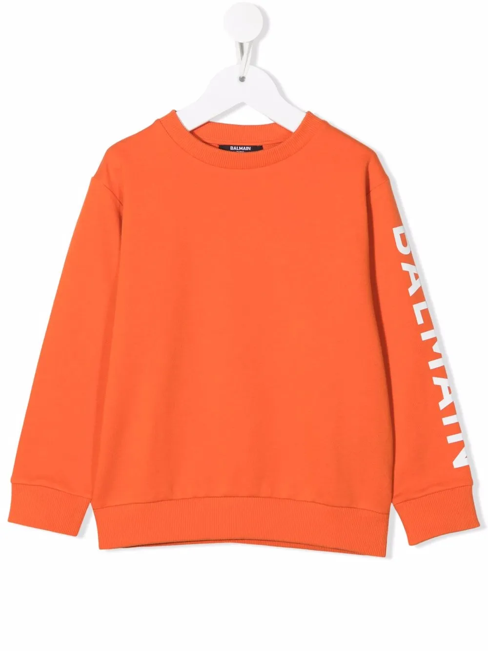 

Balmain Kids logo-print cotton sweatshirt - Orange