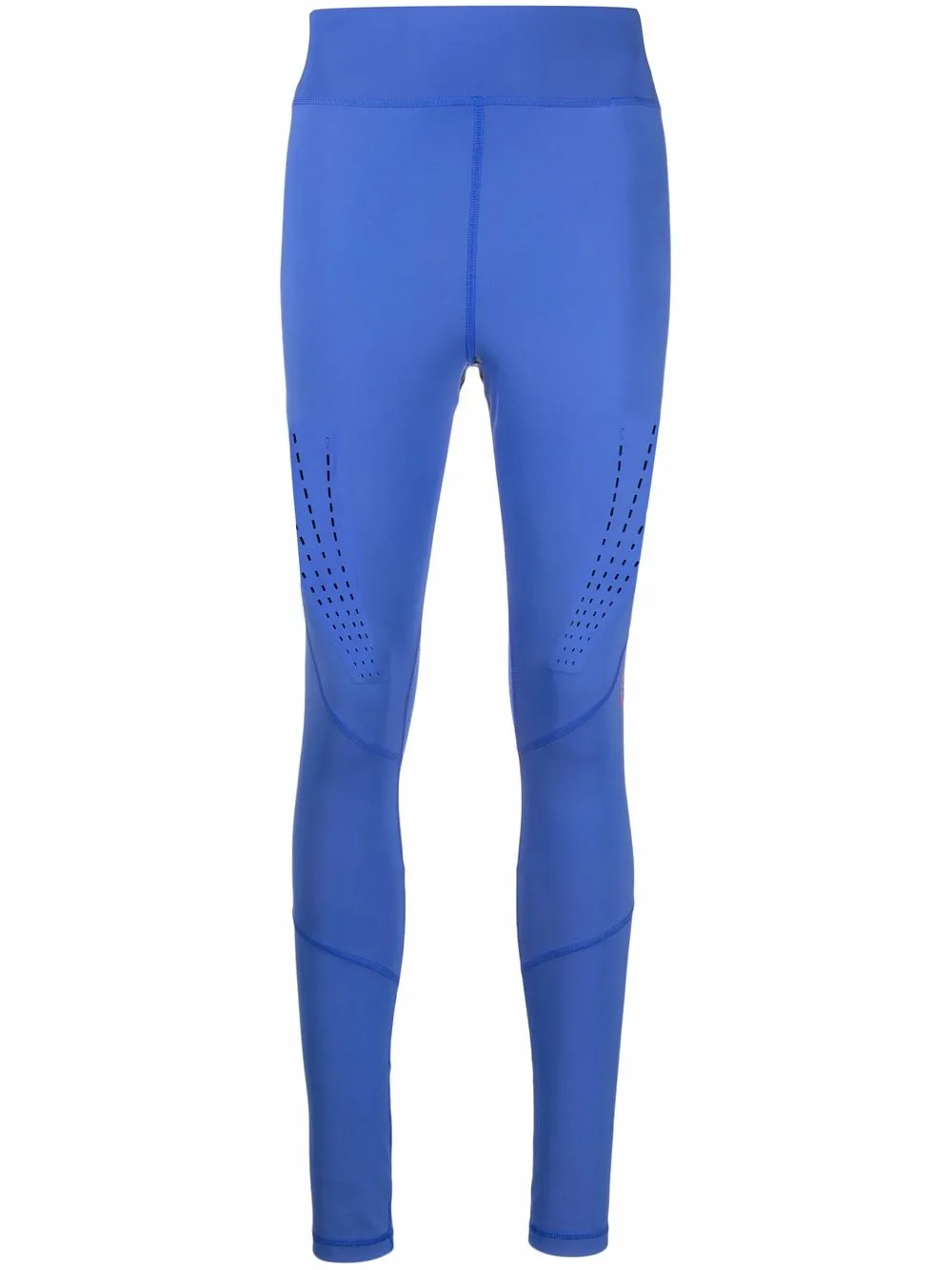 

adidas by Stella McCartney leggins con perforaciones y logo - Azul