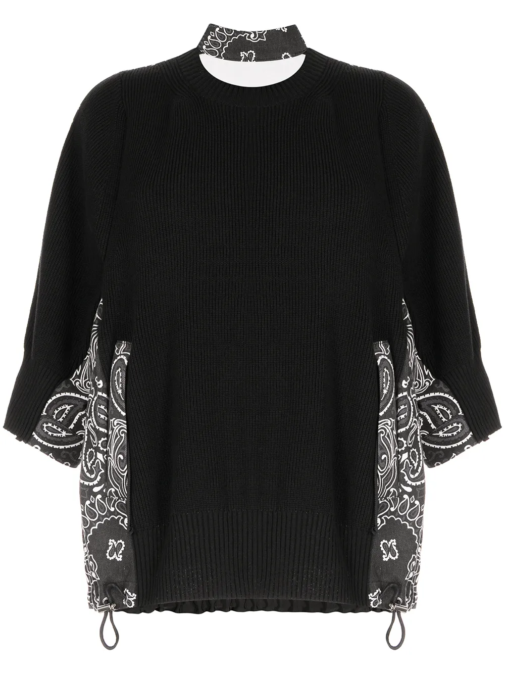 frilly black jumper